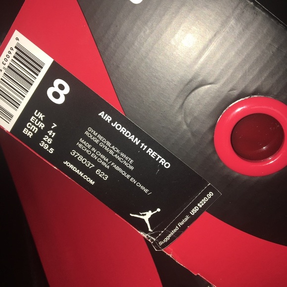 Jordan Red 11s - Picture 3 of 5